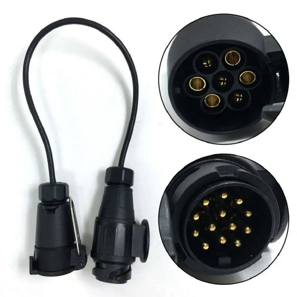 Водонепроницаемый буксировочный штекер с 7 контактами на 13 контактов для