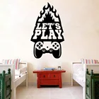Горячие играть в игры наклейки на стену домашнего интерьера декоративные гостиной Декор Спальни Съемный Gameroom настенные наклейки