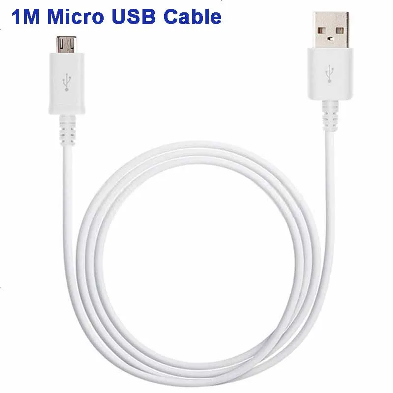 Only 1M USB Cable Стенового путешествия Зарядное устройство для Samsung Galaxy S6 G9200 G9280 S6Edge плюс G925V S7 S7 край G9350 Примечание 5 N9200 A510 USB кабель - Тип штекера: Only 1M USB Cable