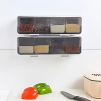 new kitchen spice box wall mounted drawer type spice storage one household perforation with box without in compartments four