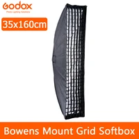 godox 14x 63 35x160cm strip beehive honeycomb grid softbox for photo strobe studio flash softbox bowens mount