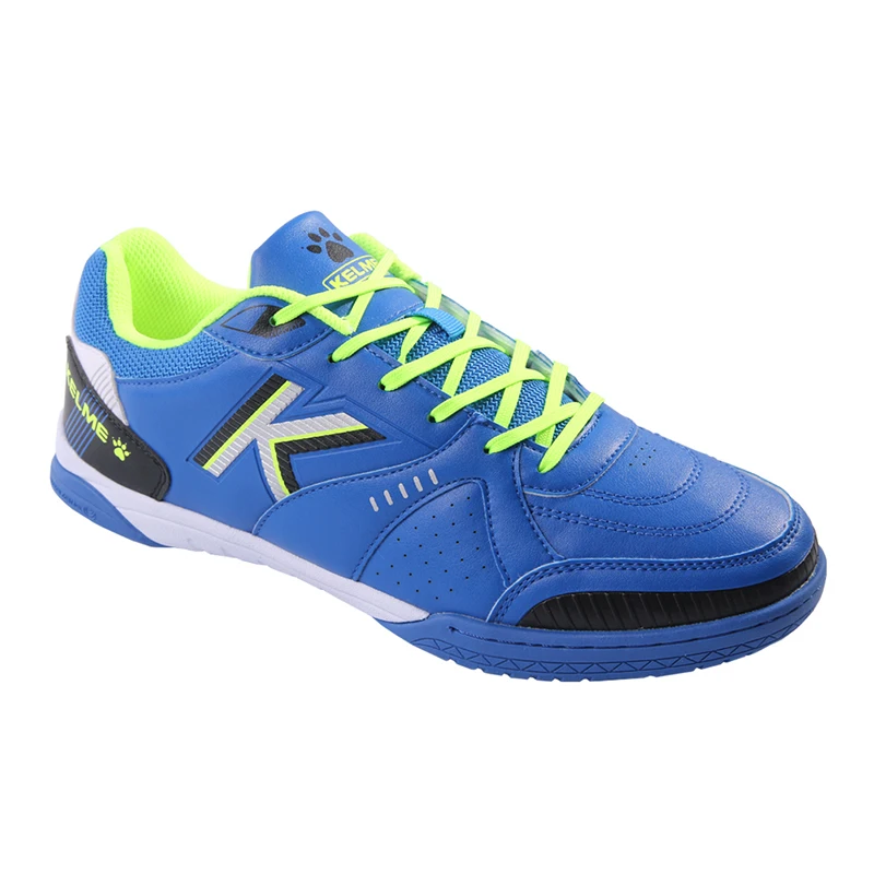 FlashBlue Мужские кроссовки KELME, профессиональные футбольные кроссовки, футбольная обувь для мужчин, футбольные бутсы для дома, оригинальные мужские футбольные бутсы 67831100 - Цвет: FlashBlue