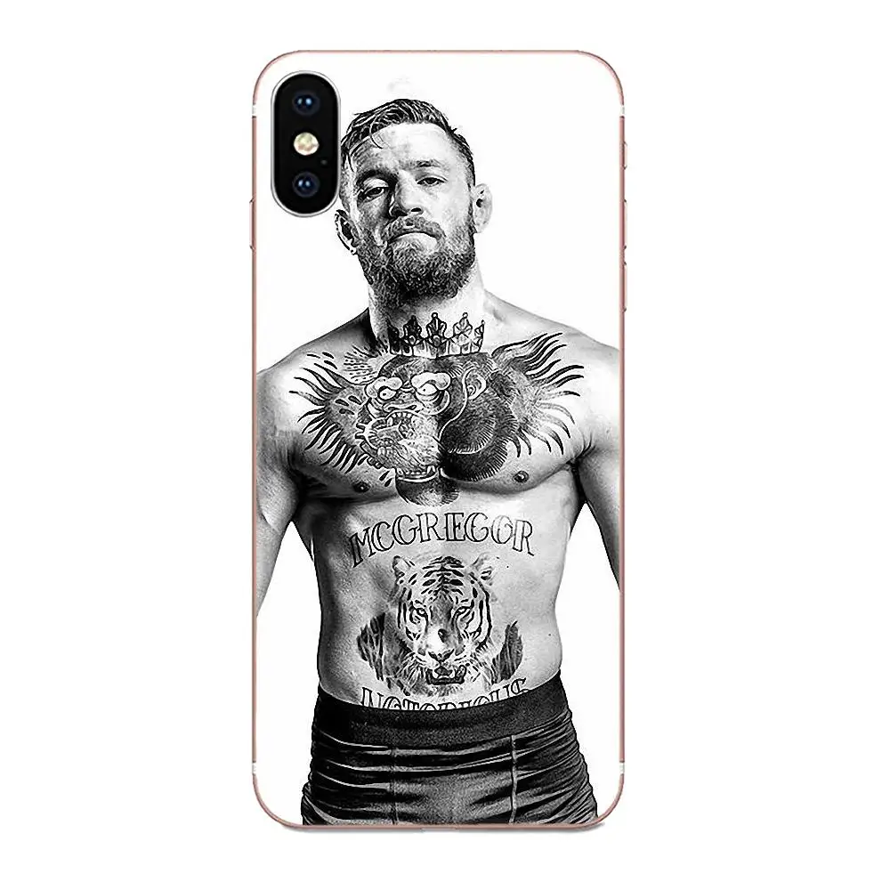 Конор Макгрегор черный для LG K50 Q6 Q7 Q8 Q60 X Мощность 2 3 Nexus 5 5X V10 V20 V30 V40 Q Stylus Тонкий