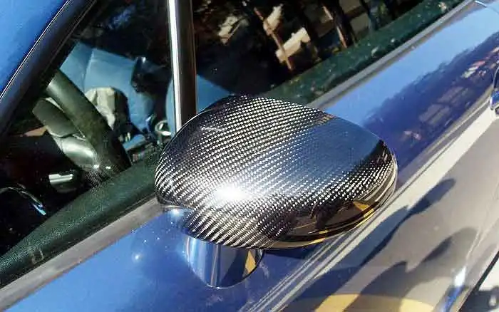 Зеркальная крышка из настоящего углеродного волокна для AUDI TT 8N MK1 2000 2006 A088M|Набор