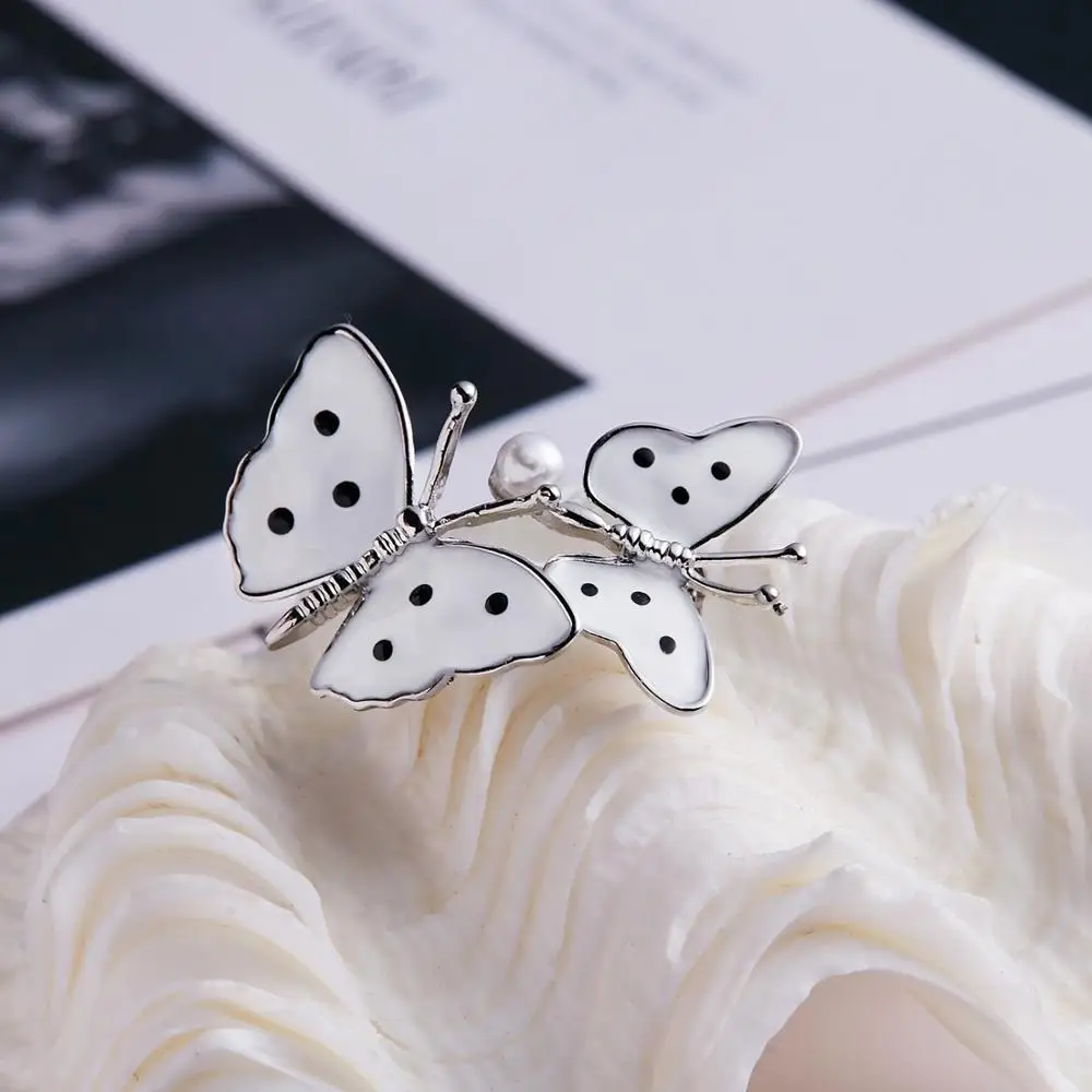 Модные стразы брошь в виде животных пчела бабочка олень Маргаритка цветок