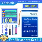 Аккумулятор ykaisсеребрин 1000 мАч для Flir One Pro Gen 1 3, Сменный аккумулятор для тепловизионной камеры + Бесплатные инструменты