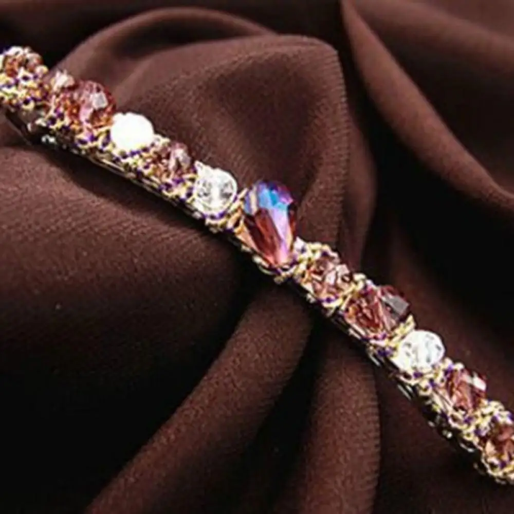 Hot Sale 1Pcs Delicate Crystal Hair Clips 3 Colors Optional Alloy Barrettes For Women Girls Stylish Styling Accessories | Красота и