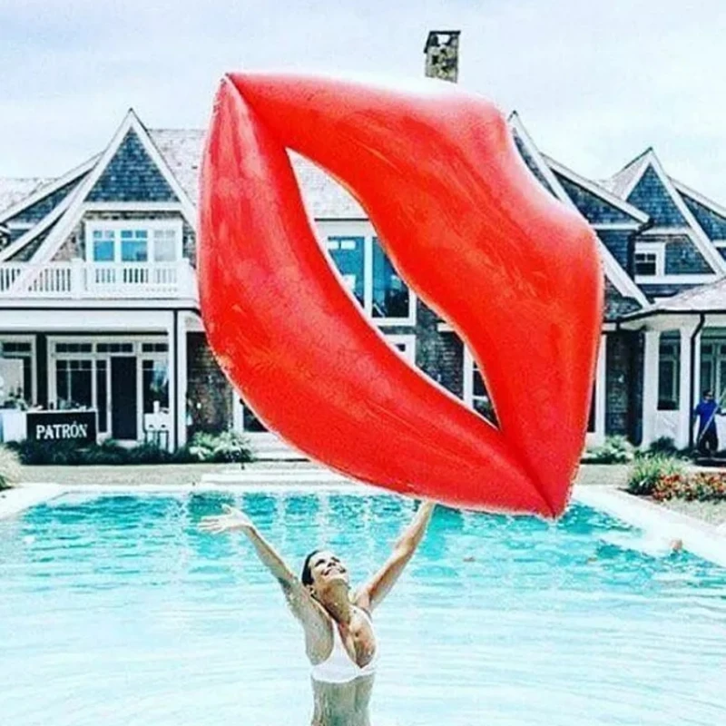 

110 см губа плавательное кольцо пайетка надувной круг женщина бассейн вечерние ринка Игрушка надувной круг для взрослых лето пляж вода играт...