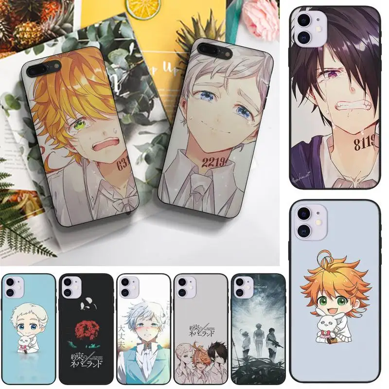 

MaiYaCa Promised Neverland Anime Phone Case Fundas Shell Cover For Samsung S10 S20 Fe Lite S21 S30 ULTRA Plus 5G