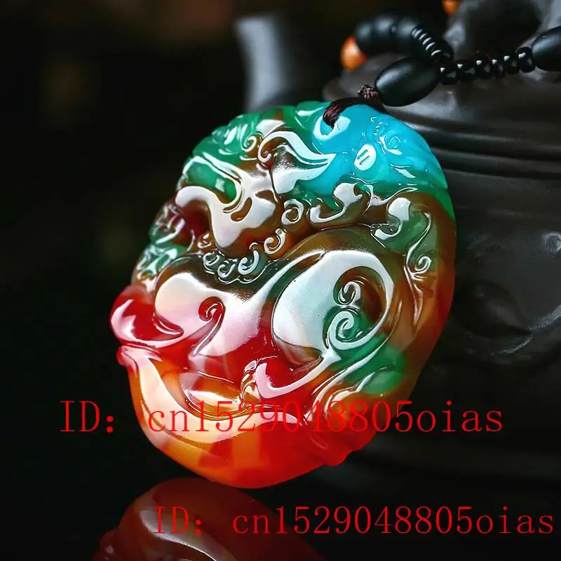 1 шт. натуральный цвет Hetian Нефритовый камень подвеска дракон Китайский жадеит