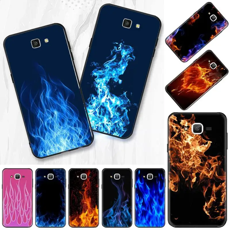 

Fashion Flames Phone Case For Samsung Galaxy J2 J4 J5 J6 J7 J8 2016 2017 2018 Prime Pro plus Neo duo