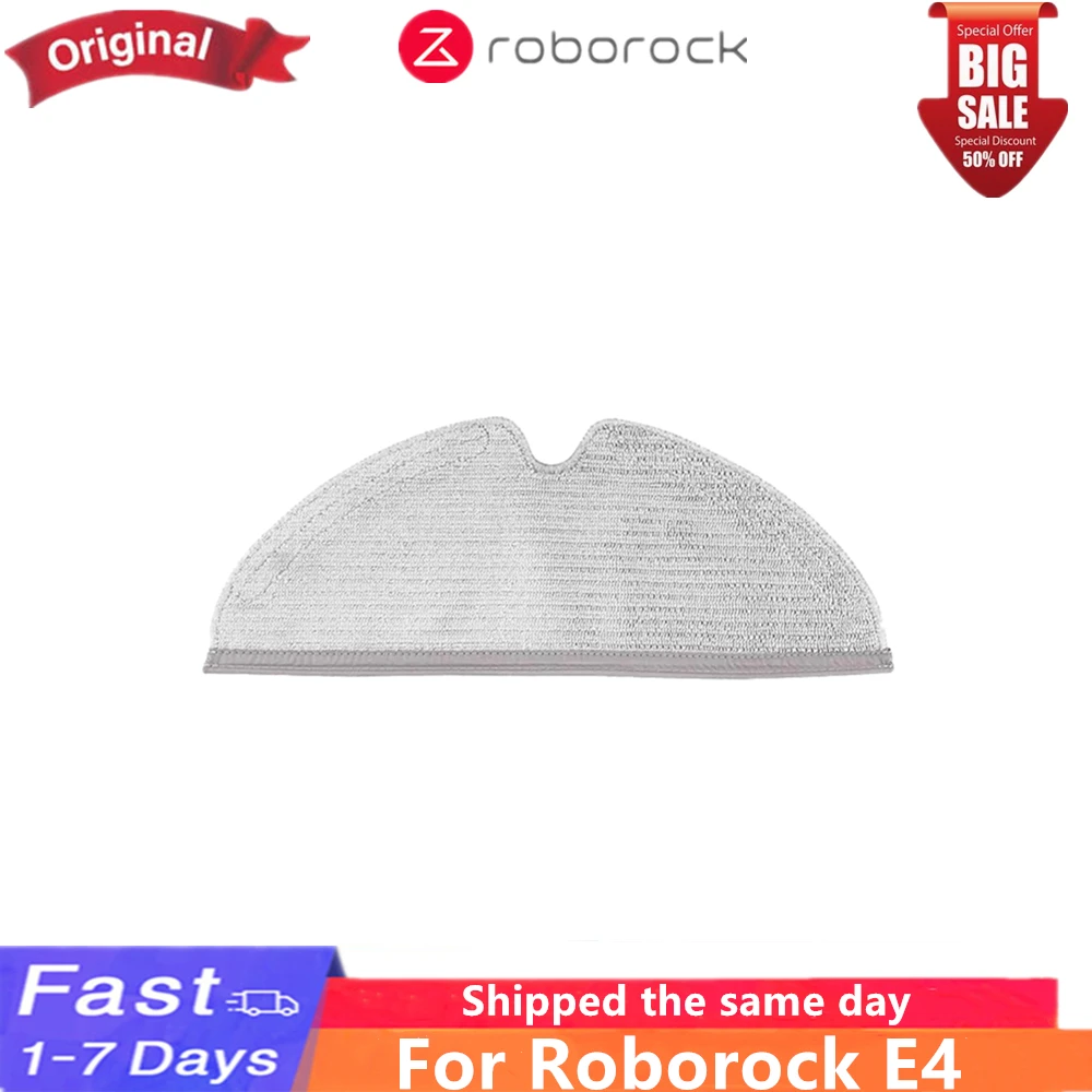 

Новинка 100%, оригинальный робот-пылесос Roborock E4 E40, серая специальная швабра, запасные части, аксессуары