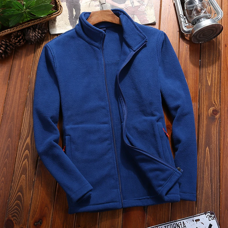 

New type of outdoor cashmere sweater for men and women with cashmere and thicker thermal cashmere inner liner jacket with flanne