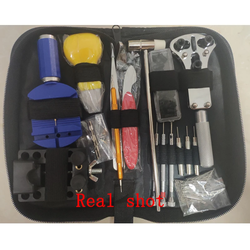 

147pcs Watch Repair tool Kit Watch Link Pin Remover Case Opener Spring Bar Remover Horlogemaker Gereedschap Repair WatchTool Kit