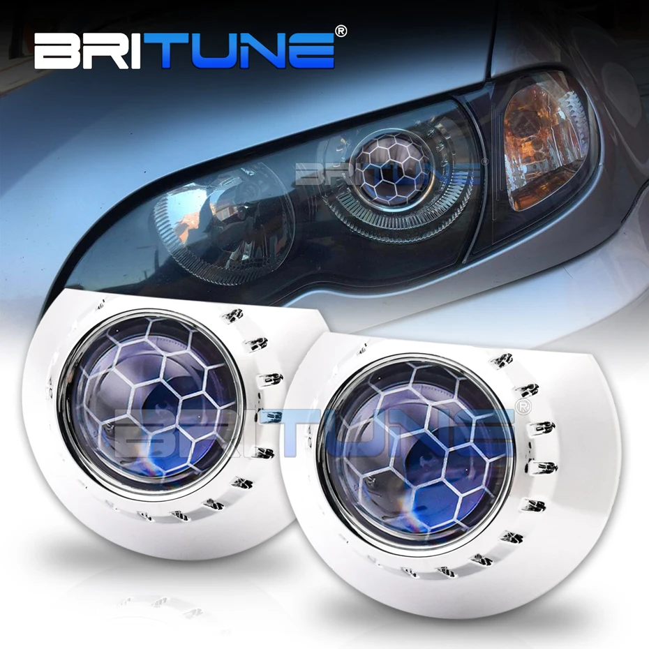 Honeycomb HID биксеноновый проектор для BMW E46 M3 Coupe/Sedan/Wagon/Convertible 328i 325i 330i 320i аксессуары