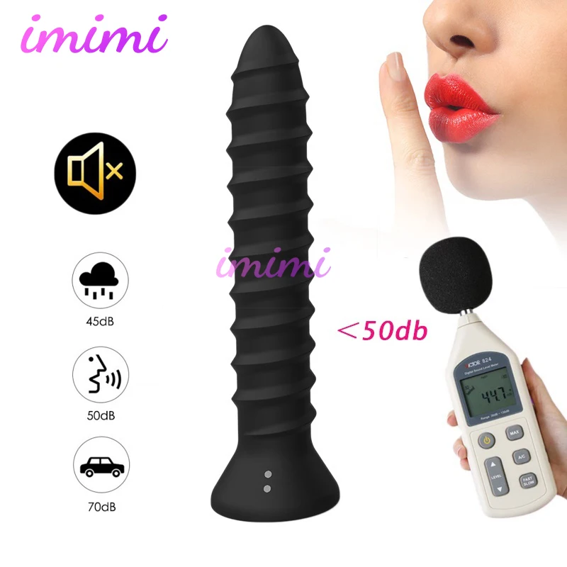 Силиконовые резьбовые Вибраторы AV палочка фаллоимитатор 10 скоростной мощный