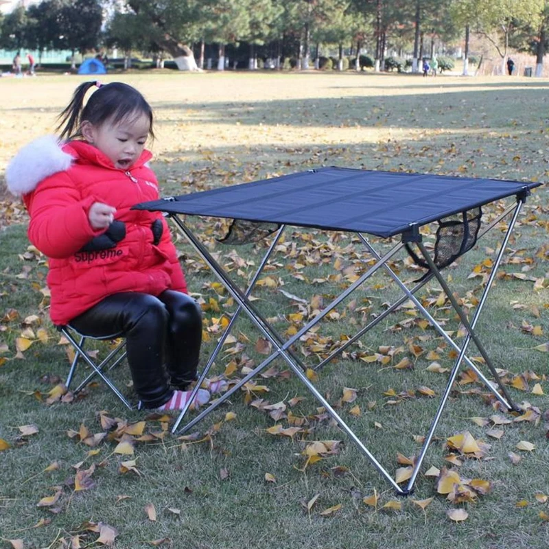 

Outdoor Folding Ultra-light Aluminum Alloy Portable Camping Picnic Table P82C