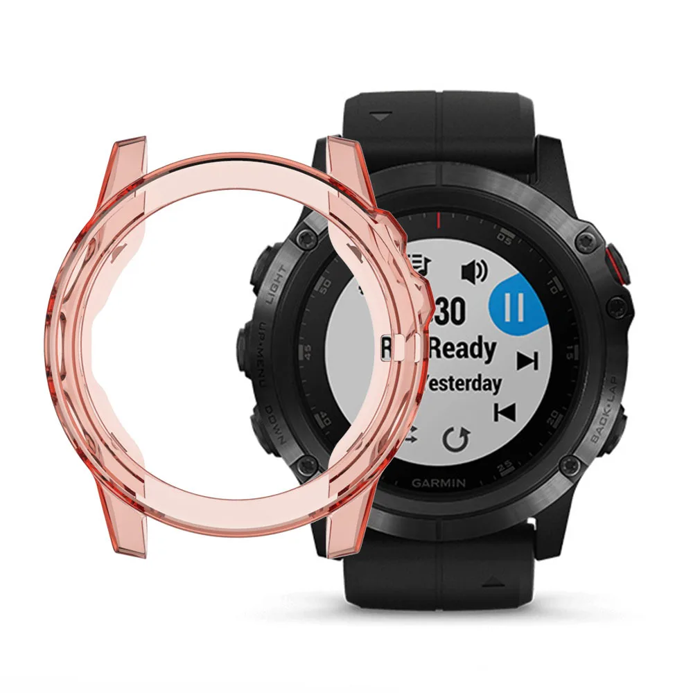 Мягкий чехол из ТПУ с Защитный Крышка для смарт-часов Garmin Fenix 5X защитный