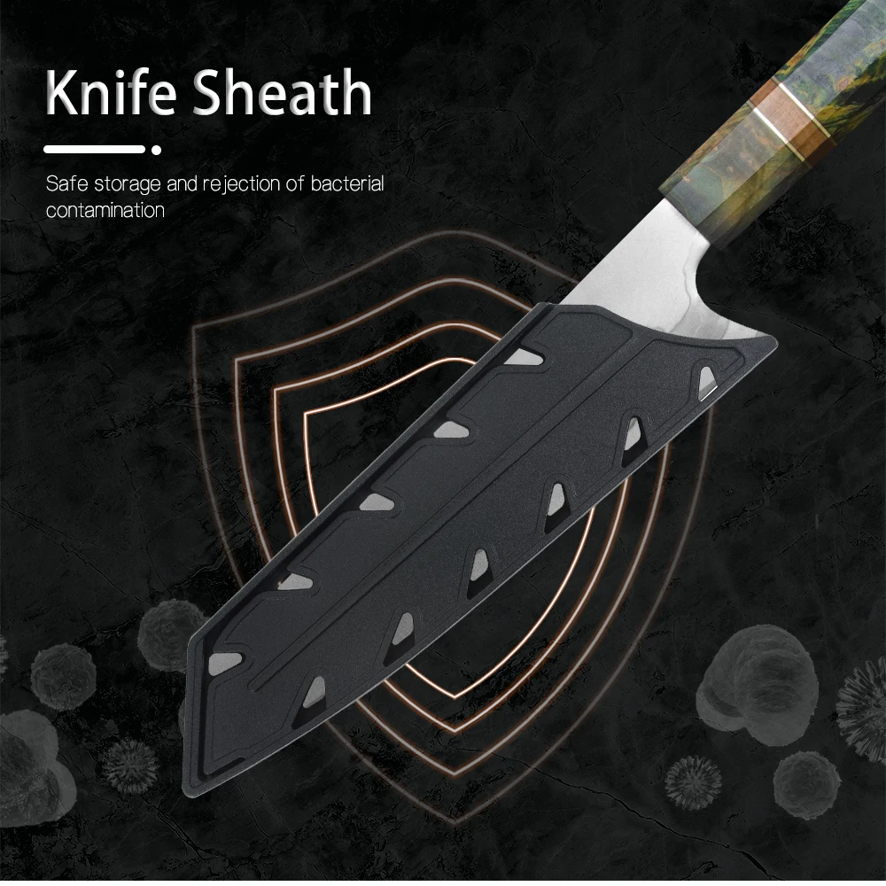 Чехлы для кухонных ножей черные без БФА защитные края чехол всех видов лезвий