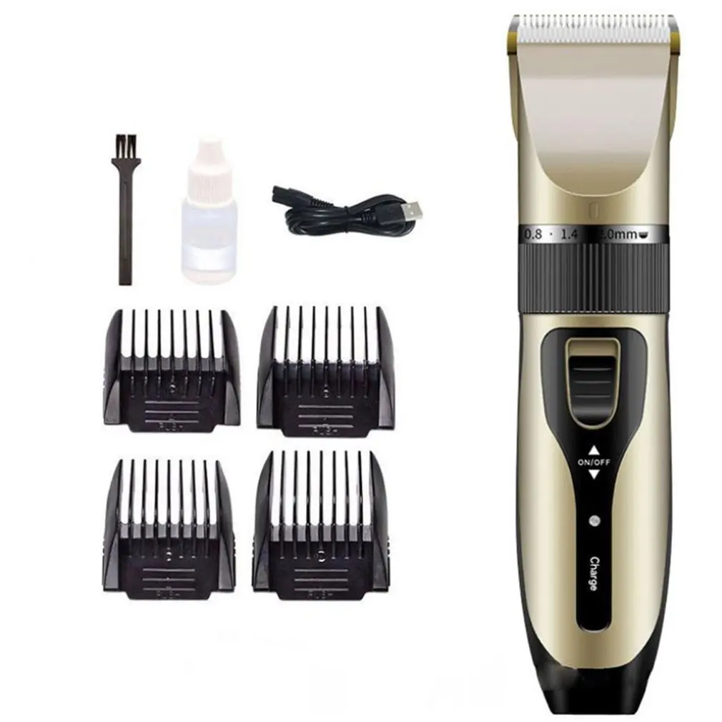 

Dog Shaver Electric Pet Hair Clipper Hair Cutter Elderly Children Pet Titanium Ceramic Knife Head Comfortable Five-speed Trimmer
