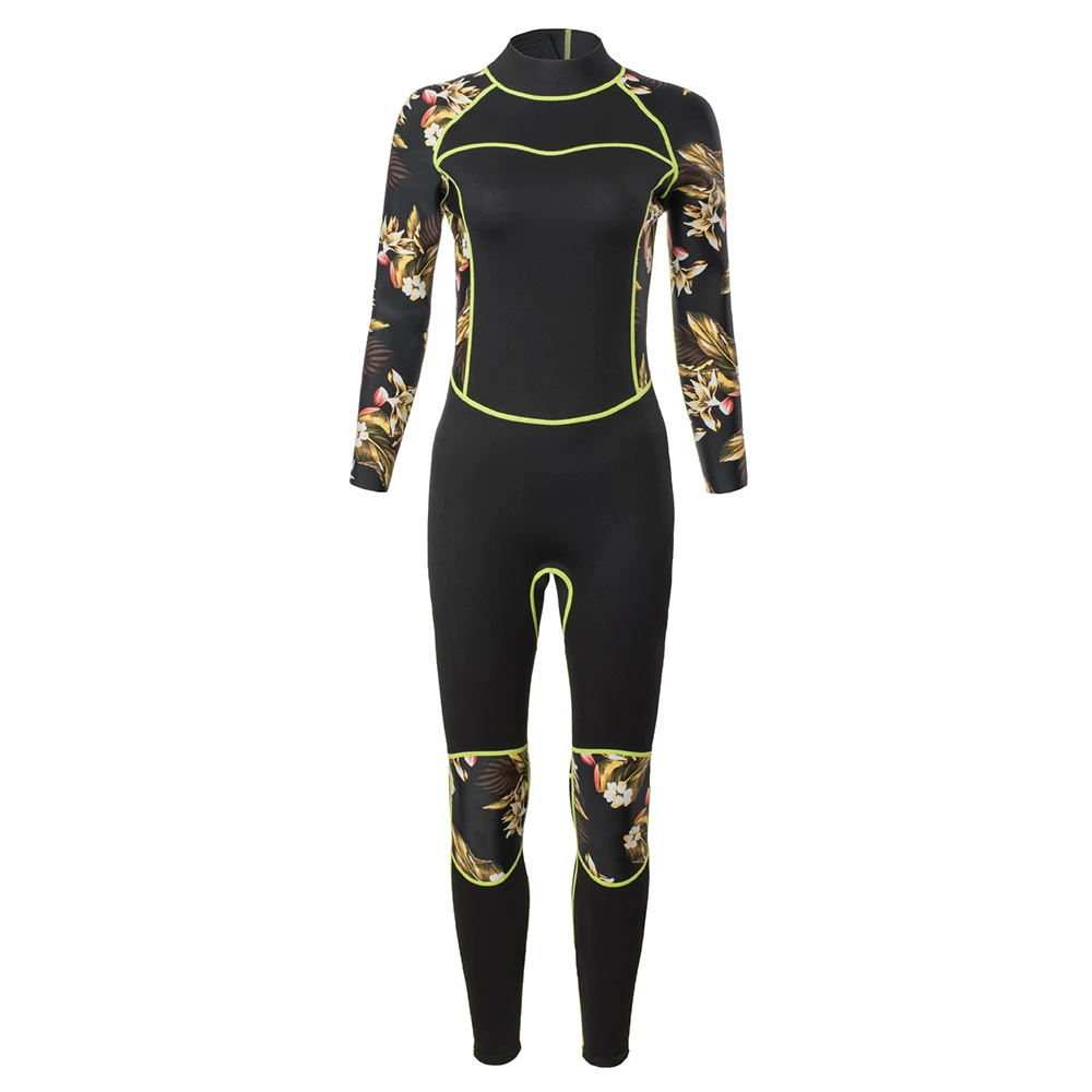 3mm Neoprene Wetsuit Surfing Swimming Diving Suit Triathlon Wet Suit Cold Water Scuba Snorkeling Spearfishing Full-body Women