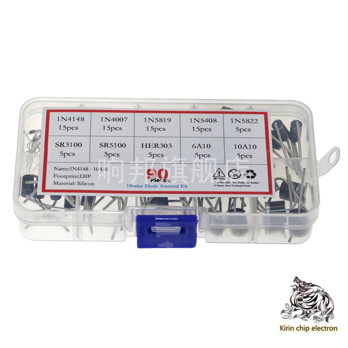 

90pcs / Lot 10 specifications (1n4148-10a10) Schottky Rectifier Fast Recovery Diode box set