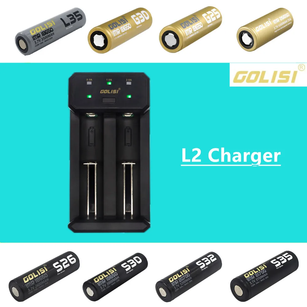 Оригинальное интеллектуальное зарядное устройство Golisi L2 с USB 2 А быстрая зарядка