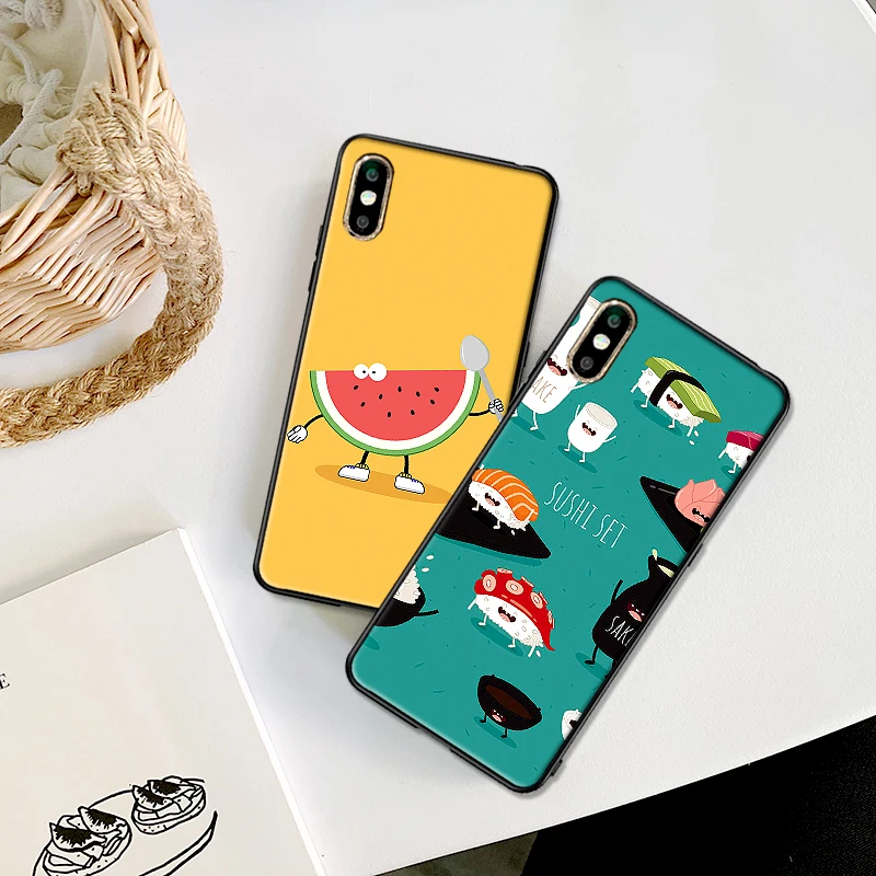 Для Xiaomi Redmi pro 6 Note 5 8 K20 Pro 7 4X 5A 16G 32G GO 7A мягкая задняя крышка из ТПУ бутылка Саке