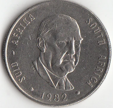 South Africa 1 Rand Commemorative Coin 1982 John Worst Edition 100% Real Original Coins Old | Non-currency