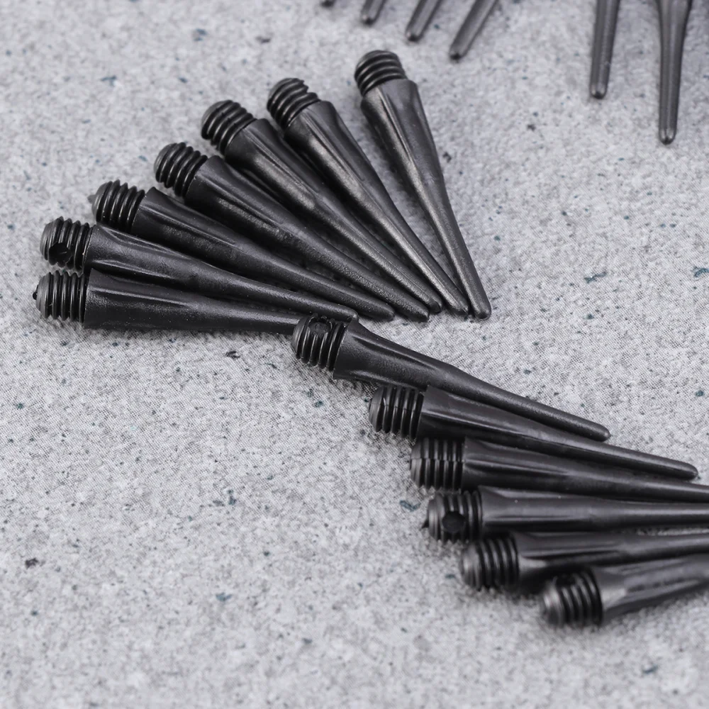 

50 Pcs Dart Points Tips for Darts Screw Thread Dart Accessory (Random Color)