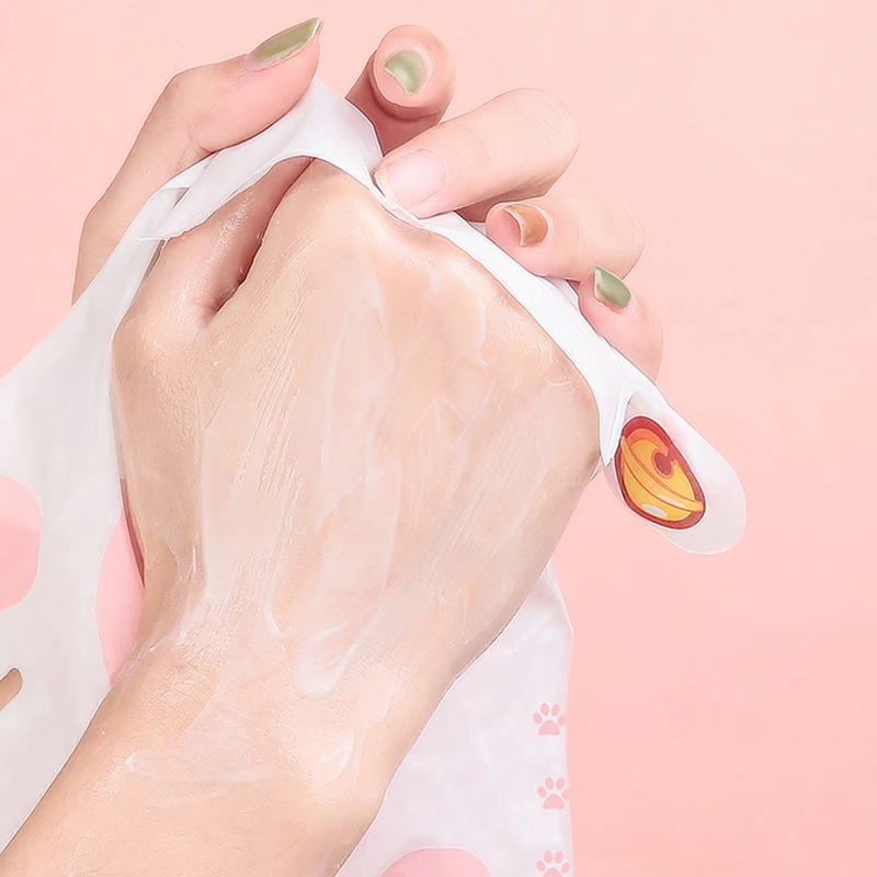 Cat's Claw Glove Hand Mask Wholesale Niacinamide Repairing Exfoliating Tender Moisturizing Translucent Skin Care TSLM1 |