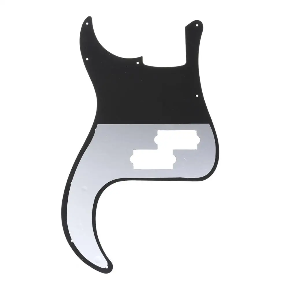 Musiclily Pro 13-Hole P Bass Pickguard for JPN Fender Japan 4-String Precision 3Ply Black | Спорт и развлечения