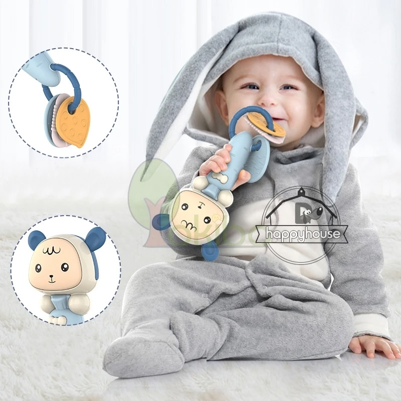 

Монтессори Мягкие погремушки Прорезыватели для зубов для новорожденных мальчиков возрастом 1 год; Образовательный музыкальный Игрушки для...