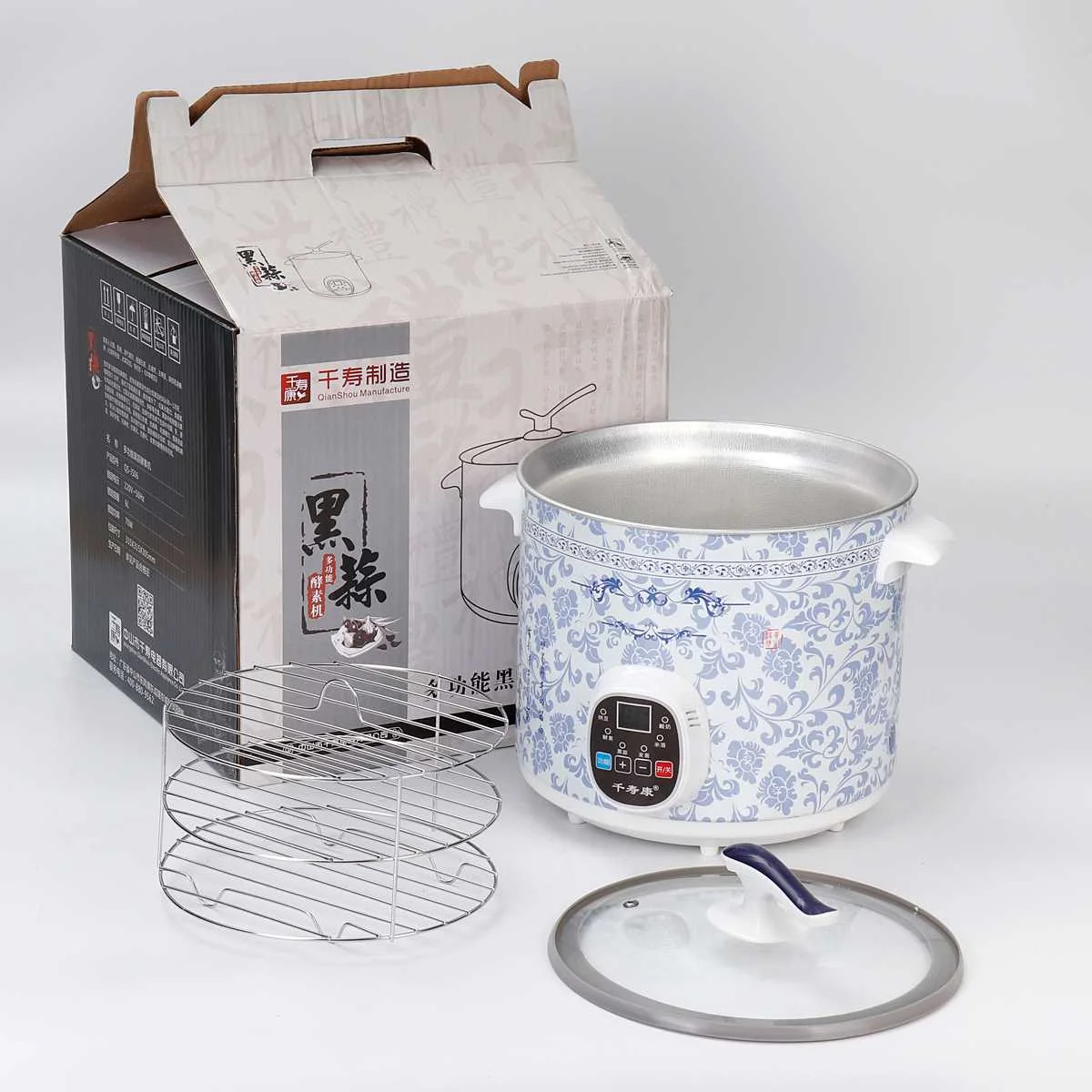 

6L Automatic Black Garlic Fermenter Home DIY Multifunctional Zymolysis Yogurt Maker Natto Rice Wine Machine New Arrival 2020