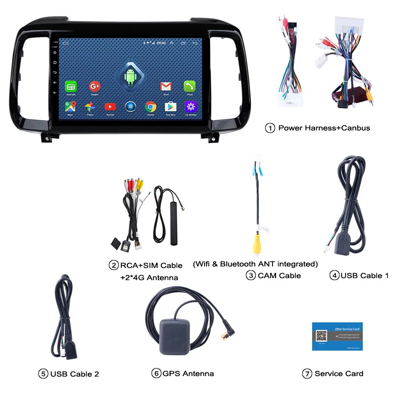 4G Lte All Netcom Wanqi 9 1 дюймов для 2018 Hyundai IX35 HD радио GPS навигация Bluetooth Wifi SWC Mirror Link |