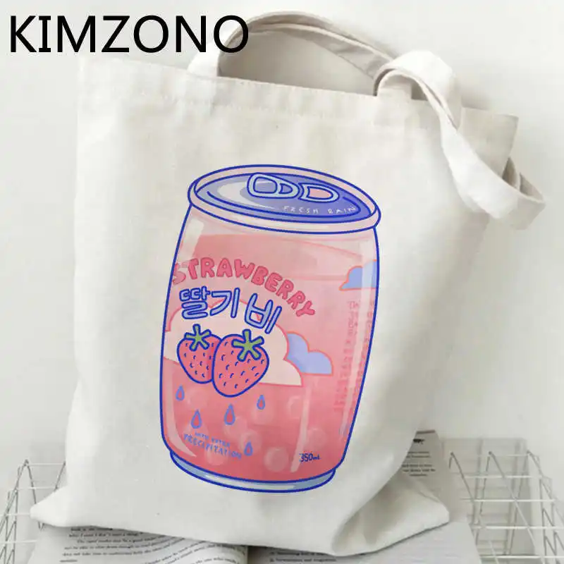 

Strawberry shopping bag shopper canvas grocery bolsa reusable bag shoping tote bolsas reutilizables bolsas ecologicas sacolas