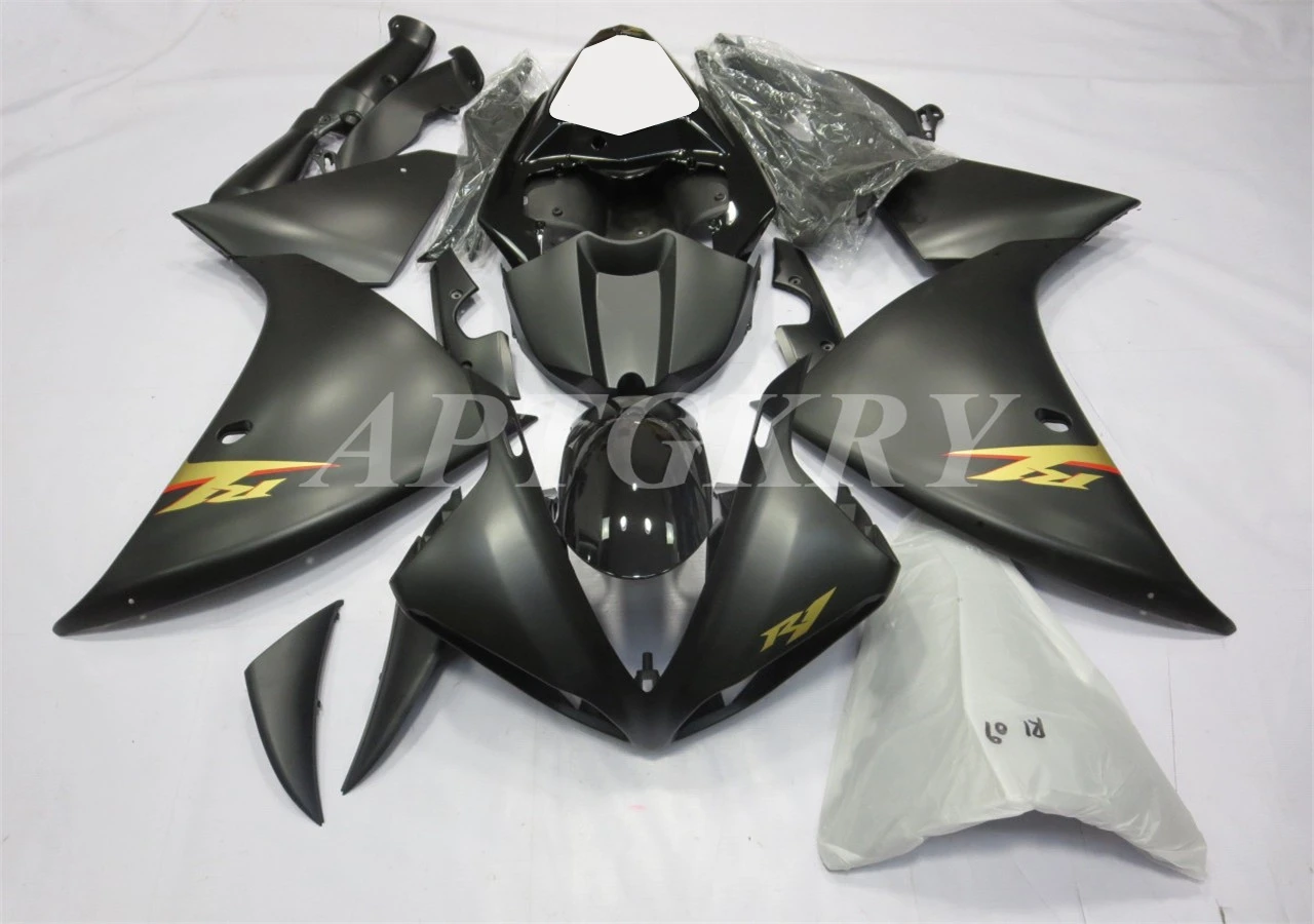 

New ABS Plastic Shell Motorcycle Fairing kit Fit For YAMAHA YZF R1 2013 2014 YZF-R1 YZF 1000R Bodywork set Custom Black