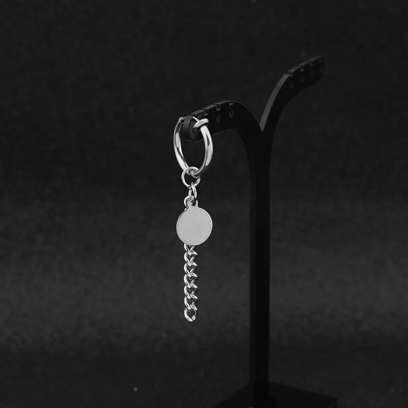 Оригинальные уникальные мужские сережки из нержавеющей стали ювелирные изделия