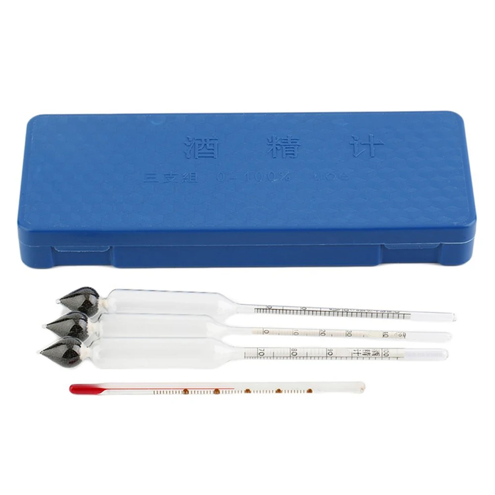 Спиртометр измеритель концентрации спирта для вина и виски 3 шт./компл. |