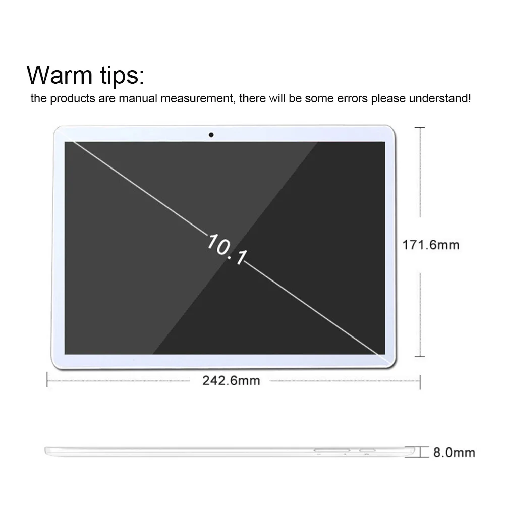 Новейшая модель 10 дюймовый планшетный ПК с системой Android 4.4.2 4 Octa Core 6 ГБ