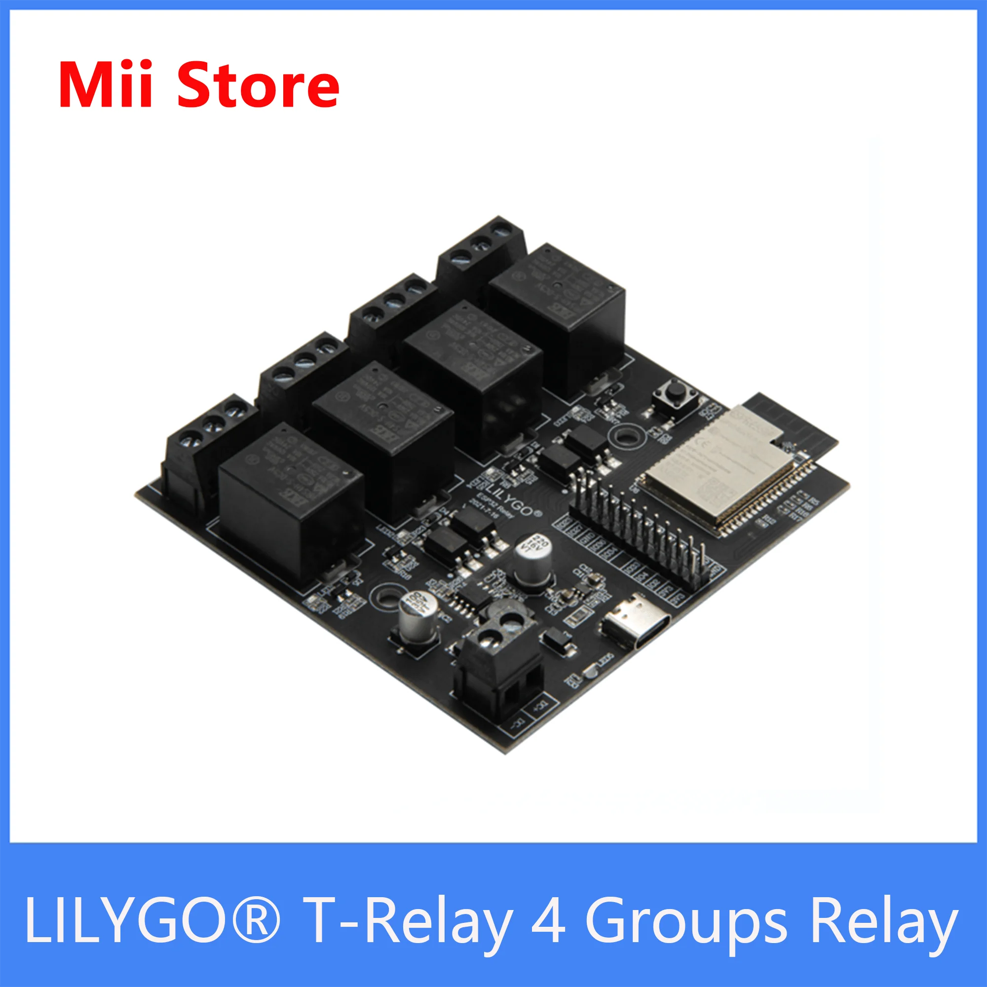 LILYGO®TTGO T-Relay ESP32 Chip DC 5 В 4 группы реле Мб Flash IoT Поддержка WiFi Bluetooth | Компьютеры и офис