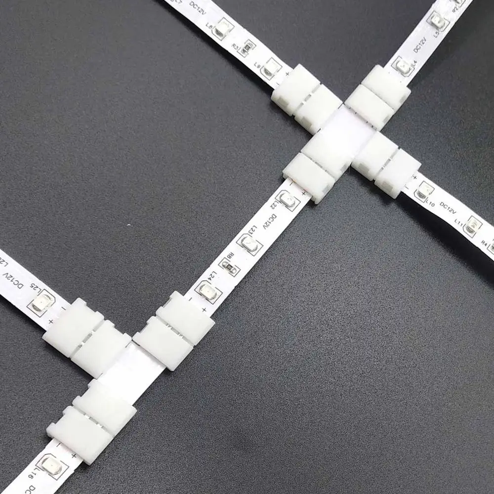 Хит продаж Светодиодная лента разъем 2pin 4 /5pin 10 мм L форма/T Форма/X форма бесплатный