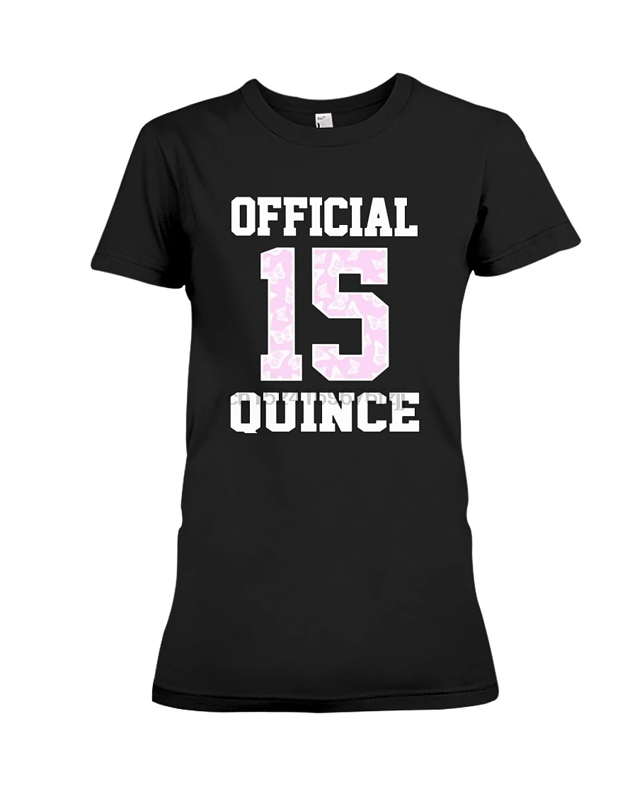 Quinceanera Футболка Официальный Quince 15th birthday g| |
