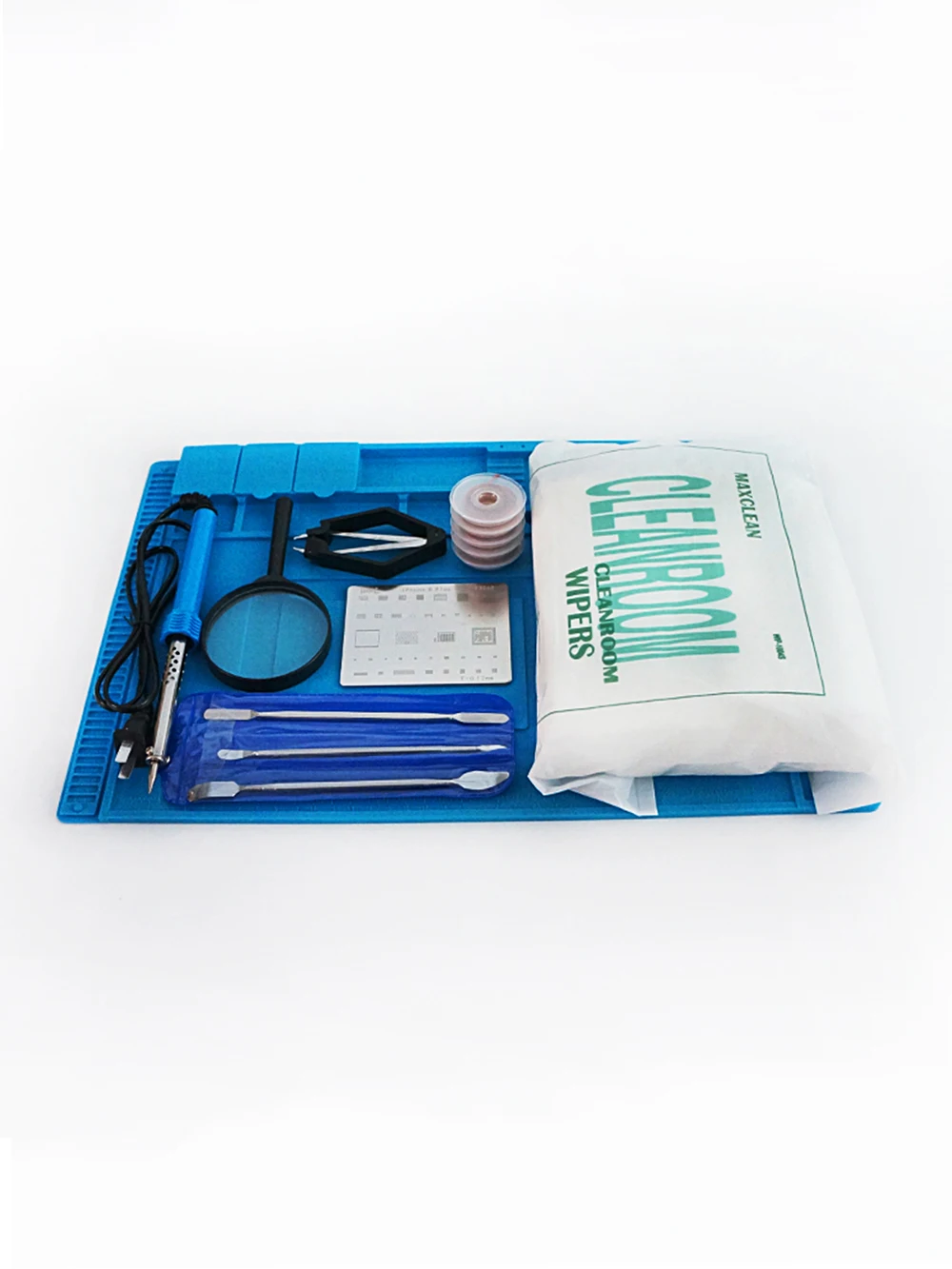 

Silicone table mat 45X30CM with magnet S-160 handheld portable electric soldering iron 40W