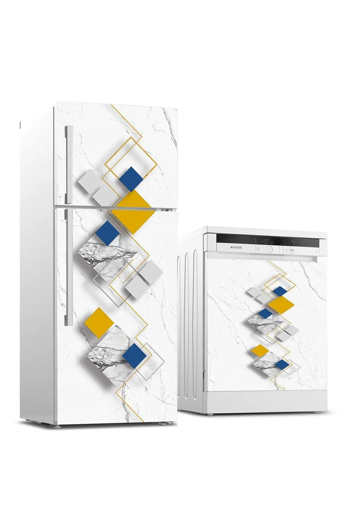 

Refrigerator Dishwasher Machine Sticker Plated Tag