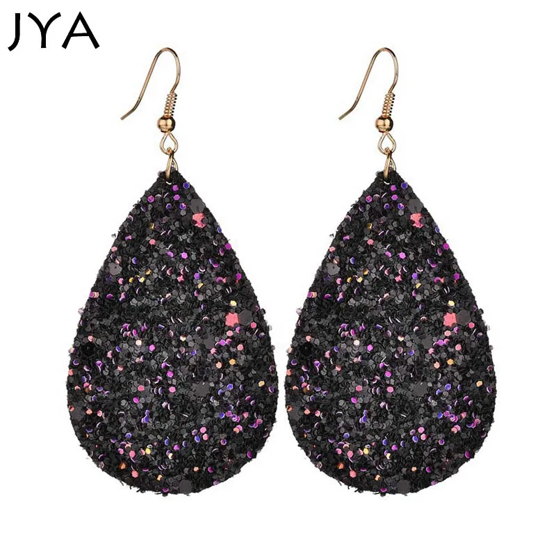 Висячие серьги в стиле ретро для женщин полиуретановые перья капли воды разные