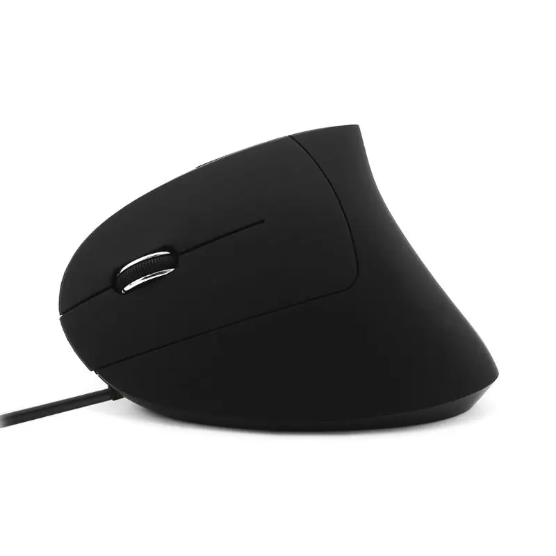 Проводная вертикальная мышь с левой рукой эргономичная игровая 800 1200 1600 DPI USB