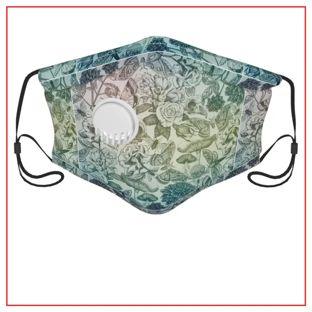 

Kids Men Women Face Mask MYSTERY GARDEN mask for face with filter face mask designer Virus Breathing Cycling Charcoal Horse