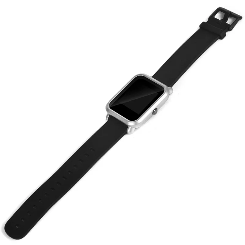 Смарт-часы защитный чехол тонкая рамка PC для Huami Amazfit Bip Youth Watch серебристый |