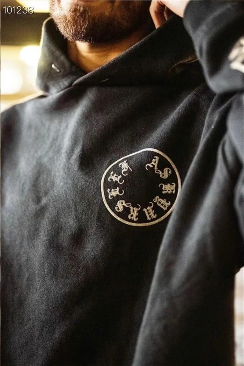 Винтажный пуловер ASKYURSELF на санскрите для мужчин и женщин 1:1 Высококачественная